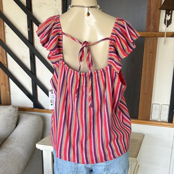 Colorful Liverpool Summer Blouse – XL – New with Tags women top - Picture 6 of 12